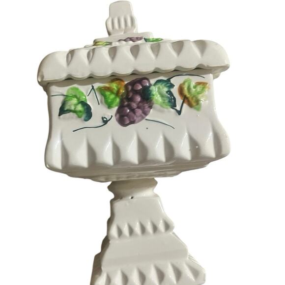 Vintage Pedestal Wedding Box Candy Dish by Sutton’s Creations - Picture 5 of 8